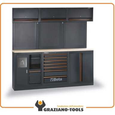 Combinazione Arredo Officina C45PRO - Beta C45PRO AW