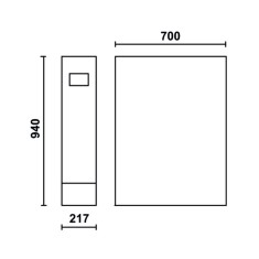 Gamba Universale Con Prese Elettriche Per Banco Da Lavoro Arredo Officina - Beta C55B/GE 2