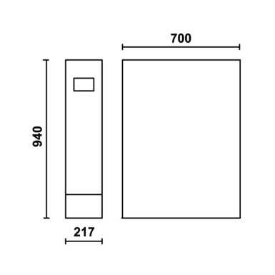 Gamba Universale Con Prese Elettriche Per Banco Da Lavoro Arredo Officina - Beta C55B/GE