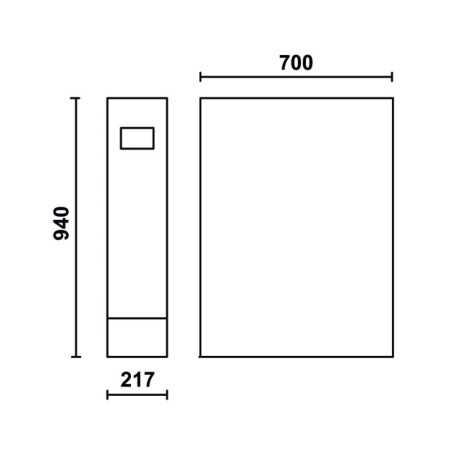 Gamba Universale Con Prese Elettriche Per Banco Da Lavoro Arredo Officina - Beta C55B/GE
