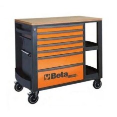Cassettiera mobile con 7 cassetti e ripiani laterali RSC24L/7 - Beta