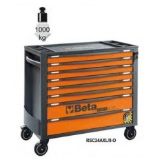 Cassettiera Mobile Con 8 Cassetti, Con Sistema Antiribaltamento, Modello Lungo - Beta RSC24AXL/8