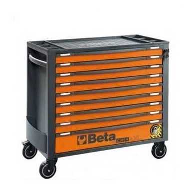 Cassettiera Mobile Con 9 Cassetti, Con Sistema Antiribaltamento, Modello Lungo - Beta RSC24AXL/9