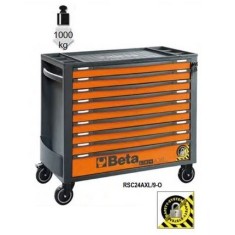 Cassettiera Mobile Con 9 Cassetti, Con Sistema Antiribaltamento, Modello Lungo - Beta RSC24AXL/9