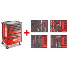 ARMADIO A RULLI START XL CON ASSORTIMENTO PER MANUTENZIONE 495 MB (156 PZ.)
