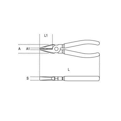 Pinze Universali A Grande Effetto Impugnatura Bimateriale Finitura Industriale - Beta 1150GBM 220