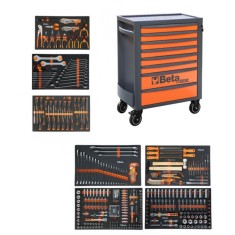 Cassettiera 8 cassetti con assortimento 398 utensili Beta 2400 RSC24-8/O EL