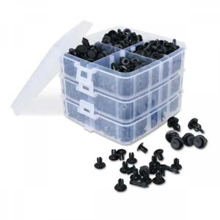 Kit Pinze Per Pioli Con Assortimento Clips In Plastica. - Beta 1478/K3