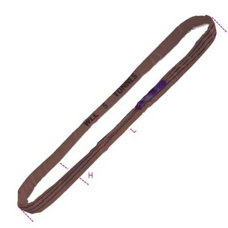 FASCHE AD ANELLO  ROSSO 5T MT.1 8178/1