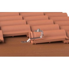 GTA 1 GANCIO TEGOLA PIATTA ALLUMINIO 2