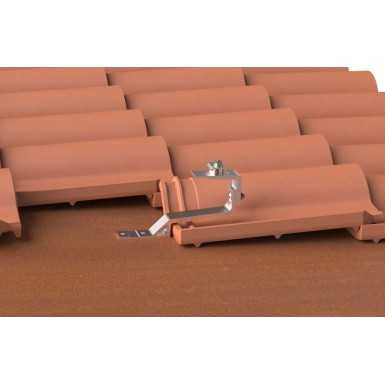 GTA 1 GANCIO TEGOLA PIATTA ALLUMINIO