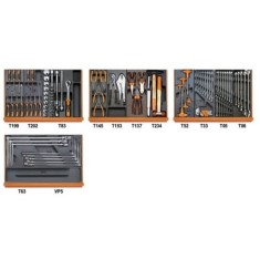 Assortimento Di 102 Utensili Per Autoriparazione In Moduli Rigidi - Beta 5904VA/T