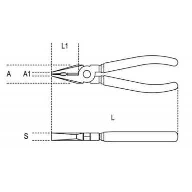Pinza universale HYPERCUT con taglienti in acciaio sinterizzato M2 - Beta 1150HPC