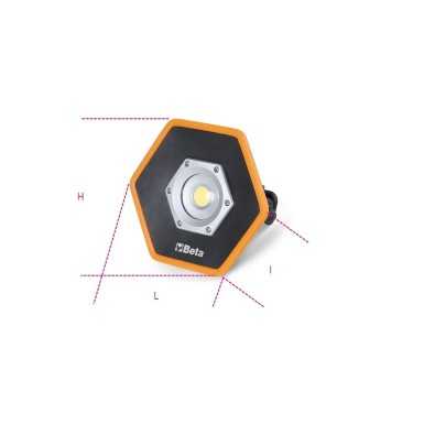 Faretto Da Cantiere A LED, Ricaricabile - Beta 1837C