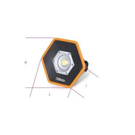 Faretto Da Cantiere A LED, Ricaricabile - Beta 1837C