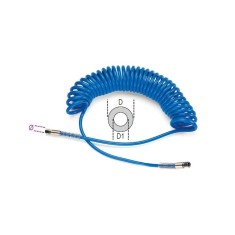 Spirali In Poliuretano 95 Shore Estensibili Fino A 15 M - Beta 1915C/L