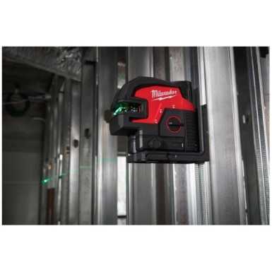 LASER VERDE M12™ A 2 LINEE CON 4 PUNTI PIOMBO