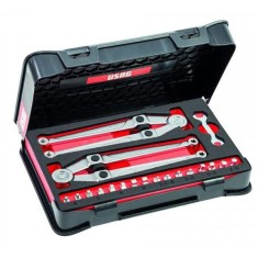 USAG U02820200 - 282 S10 - SET CHIAVI A COMPASSO PER GHIERE A NASELLO TONDO E QUADRO IN CASSETTA DI ABS (10 PZ.)