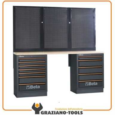 Combinazione Banchi Arredo Officina C45PRO - Beta C45PRO BPW-2,0