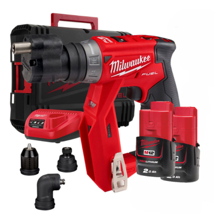 M12 FDDXKIT-202X Trapano avvitatore con mandrini intercambiabili
