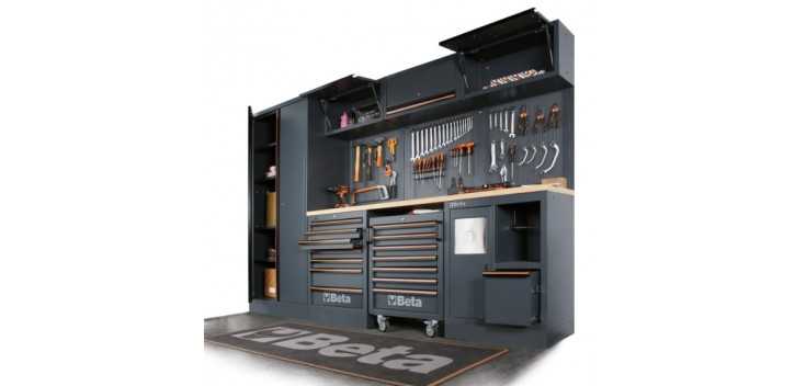 Modulo Fisso Con 4 Cassetti Per Arredo Officina C45PRO - Beta C45PRO M4