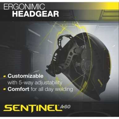 ESAB SENTINEL A60 MASCHERA AUTOSCURANTE ALTE PRESTAZIONI 5/13 NUOVA SENTINEL A60 