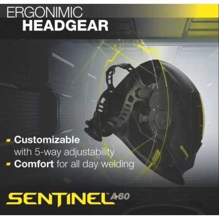 ESAB SENTINEL A60 MASCHERA AUTOSCURANTE ALTE PRESTAZIONI 5/13 NUOVA SENTINEL A60 