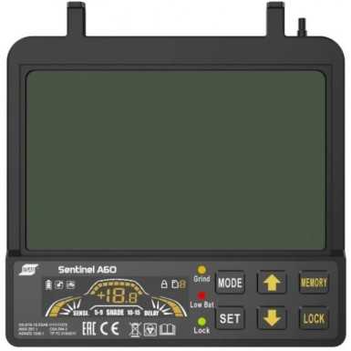 ESAB SENTINEL A60 MASCHERA AUTOSCURANTE ALTE PRESTAZIONI 5/13 NUOVA SENTINEL A60 