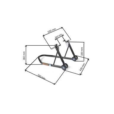 Cavalletto Anteriore Per Moto Regolabile - Beta 3041C