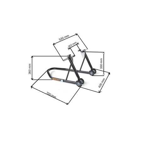 Cavalletto Anteriore Per Moto Regolabile - Beta 3041C