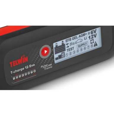 Caricabatterie, tester elettronico per batterie 12 EVO 6V/12V - Telwin - 807578