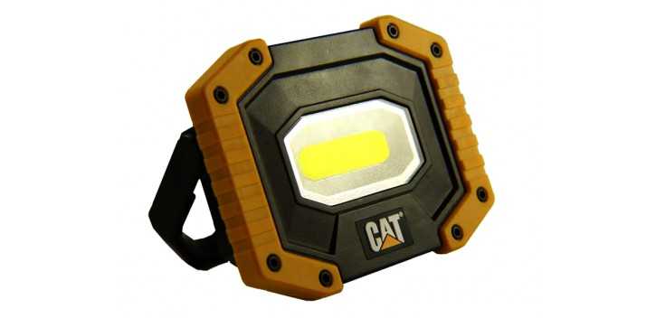 Lampada da cantiere CAT CT3545 ricaricabile in ABS, 250-500 lumen