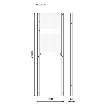 Kit pannelli forati Beta per arredo officina RSC50 KPF
