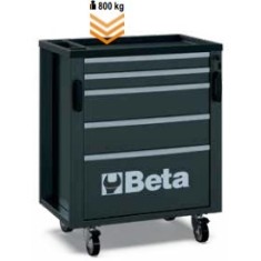 Cassettiera mobile Beta con 5 cassetti per arredo officina RSC50 C5 2