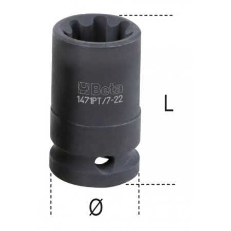 Kit Bussole A Macchina Per Dadi Pinze Freno - Beta 1471PT/C5