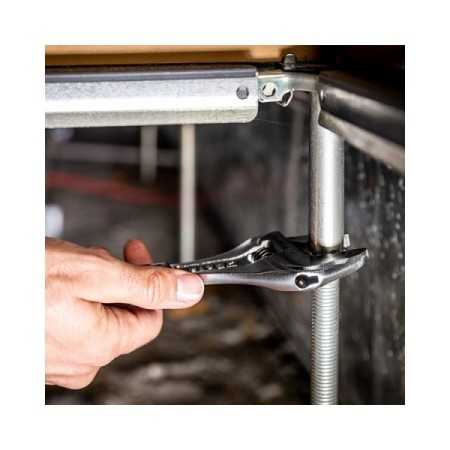 Chiave regolabile a rullino cromata, modello corto con apertura maggiorata Beta - 111CM 170