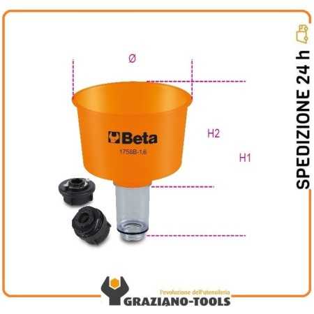 Imbuto Antiriflusso Da 1600 Ml Con Attacchi Rapidi - Beta 1758B-1,6