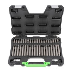 Valigetta con 42 chiavi per viti torx, triple square e a brugola standard  50983 JBM