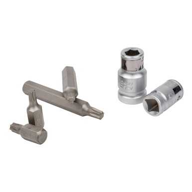 Valigetta con 42 chiavi per viti torx, triple square e a brugola standard  50983 JBM