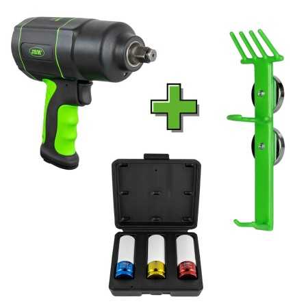 Avvitatore ad impulsi 1/2 1200Nm + 51336 + 51341 JBM