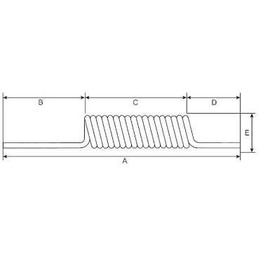 Tubo a spirale non intrecciato 6.5x10.0mm 8MT Cejn 199586080