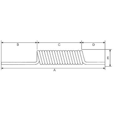 Tubo a spirale non intrecciato 6.5x10.0mm 8MT Cejn 199586080