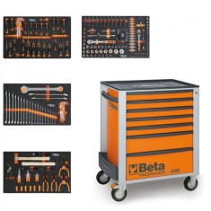 Cassettiera mobile Beta Worker BW 2400S 7/I-S con 7 cassetti e 235 utensili inclusi