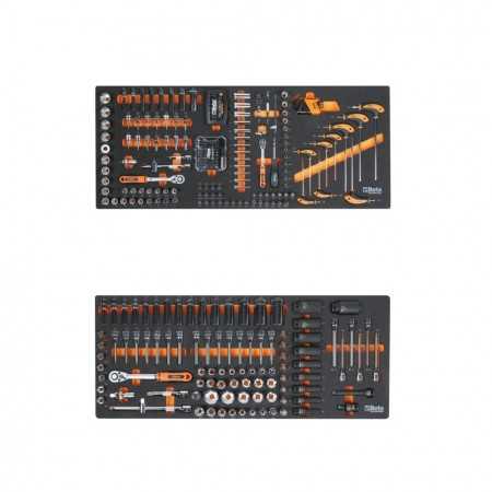 Cassettiera mobile Beta Worker BW 2400S XL9/E-XXL con 9 cassetti e 716 utensili inclusi