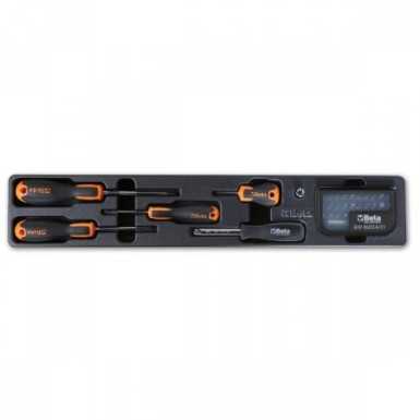 Cestello porta attrezzi in lamiera Beta Worker 2120L-E/T91 con 91 utensili per manutenzione generale