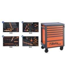 Carrello Beta RSC24 7 cassetti con 184 utensili automotive 2400 RSC24/7-VA
