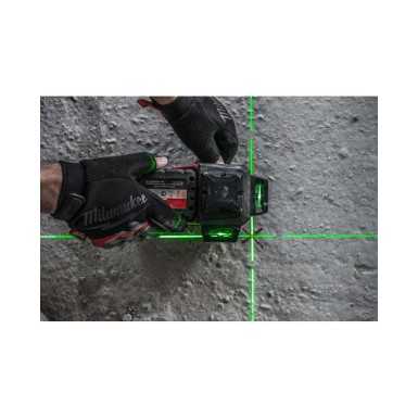 Milwaukee laser verde 360° 3 lineee M12 3PL-401C 