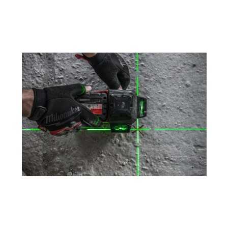 Milwaukee laser verde 360° 3 lineee M12 3PL-401C 