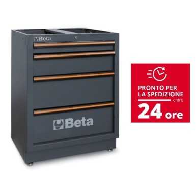 Modulo Fisso Con 4 Cassetti Per Arredo Officina C45PRO - Beta C45PRO M4