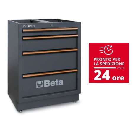 Modulo Fisso Con 4 Cassetti Per Arredo Officina C45PRO - Beta C45PRO M4